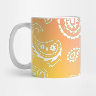 Paisley Pattern - Sunshine & Lime Mug